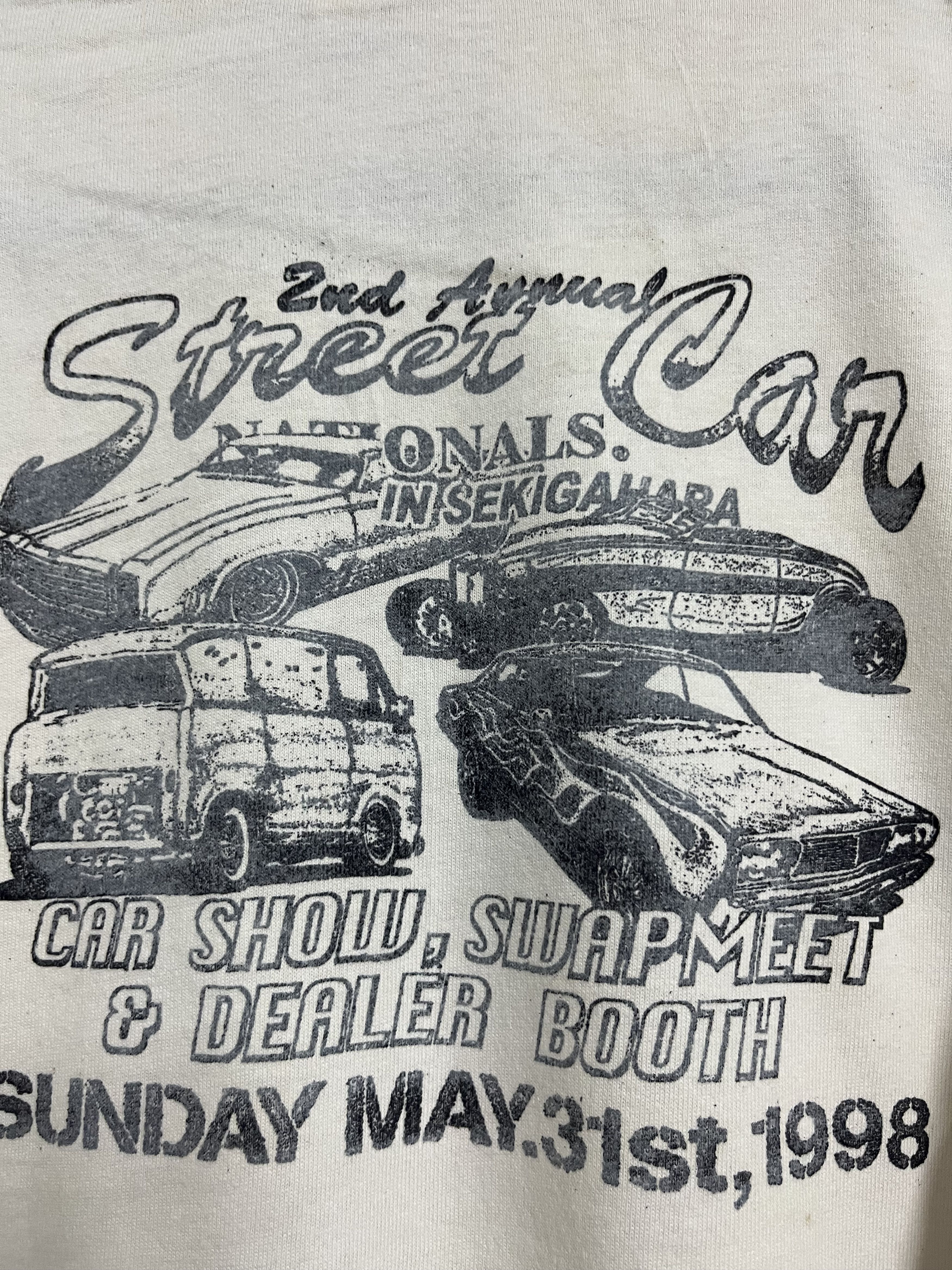 Vintage 💥Japan 2nd Annual Street Car ONALS In Sekigahara Size US L / EU 52-54 / 3 - 3 Thumbnail