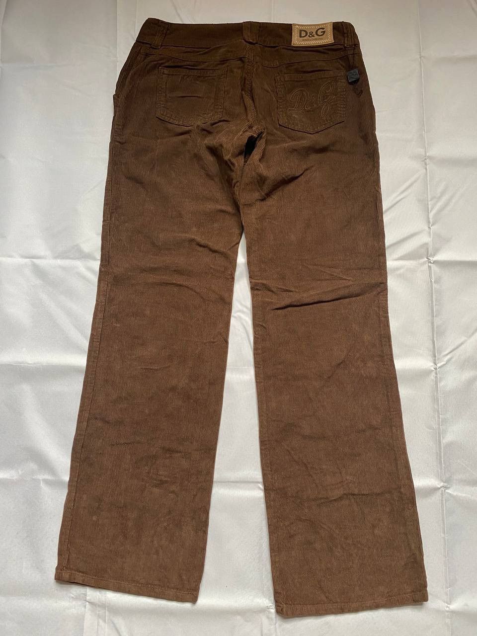 Dolce & Gabbana × Jean × Vintage Vintage Dolce & Gabbana Velvet Jeans Y2K Size 28" / US 6 / IT 42 - 1 Thumbnail