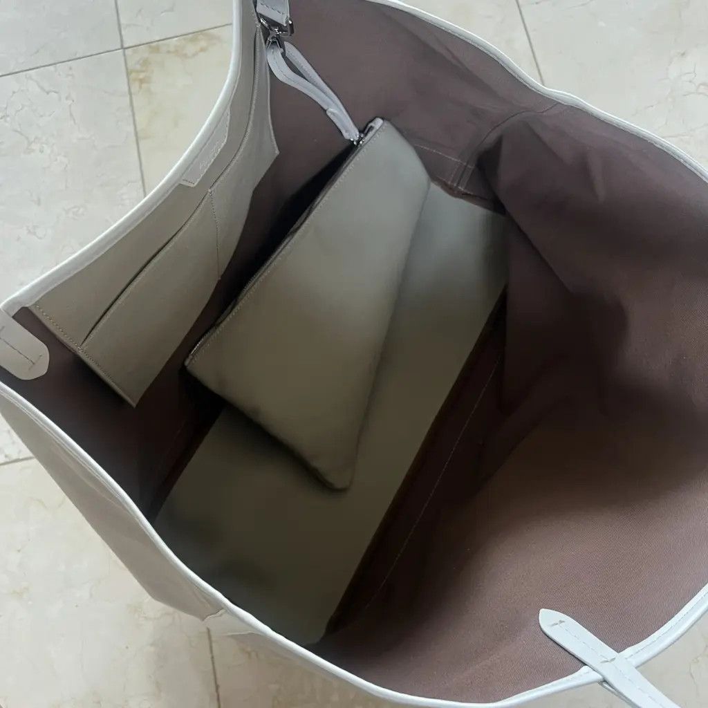 Shinola Shinola Detroit Large Logo Tote Bag — Beige Canvas Size ONE SIZE - 5 Thumbnail