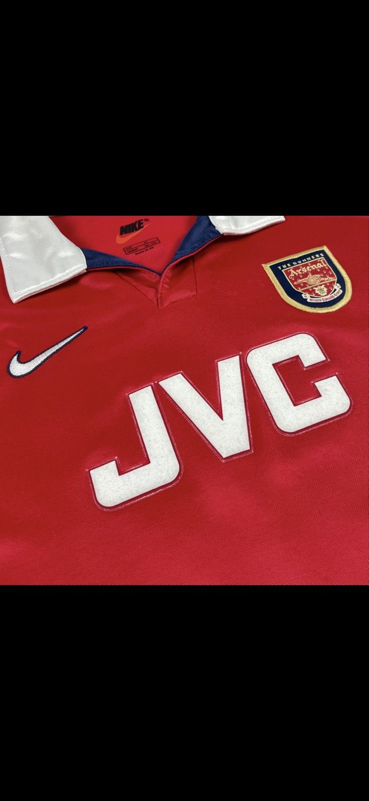 Nike Vintage nike Arsenal soccer jersey 17 Petit rare size S Size US S / EU 44-46 / 1 - 7 Thumbnail