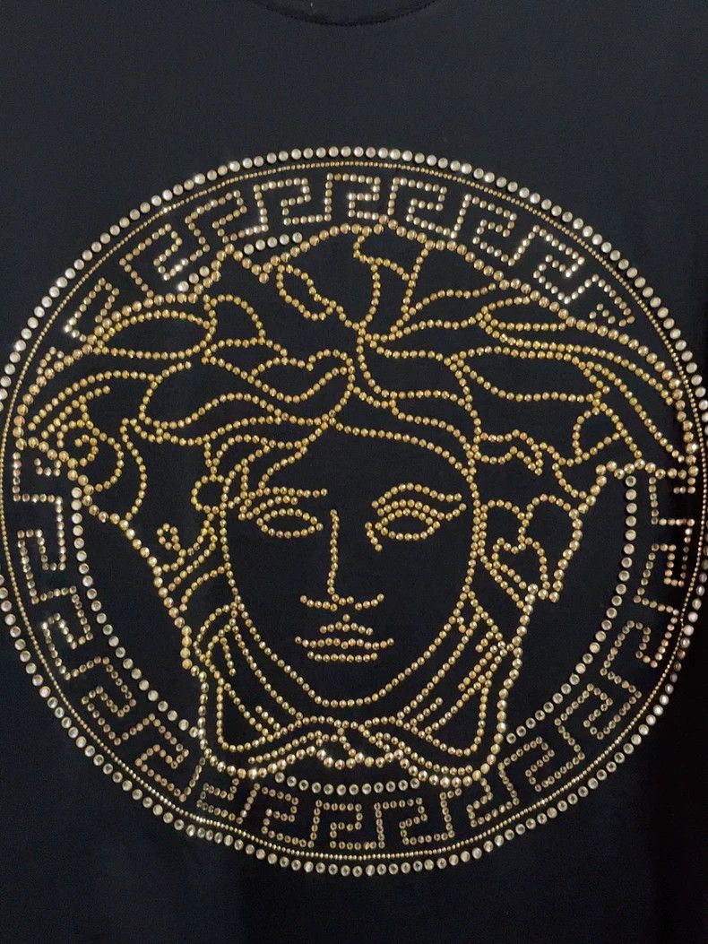 Versace Versace Black short-sleeved T-shirt Size US M / EU 48-50 / 2 - 2 Thumbnail