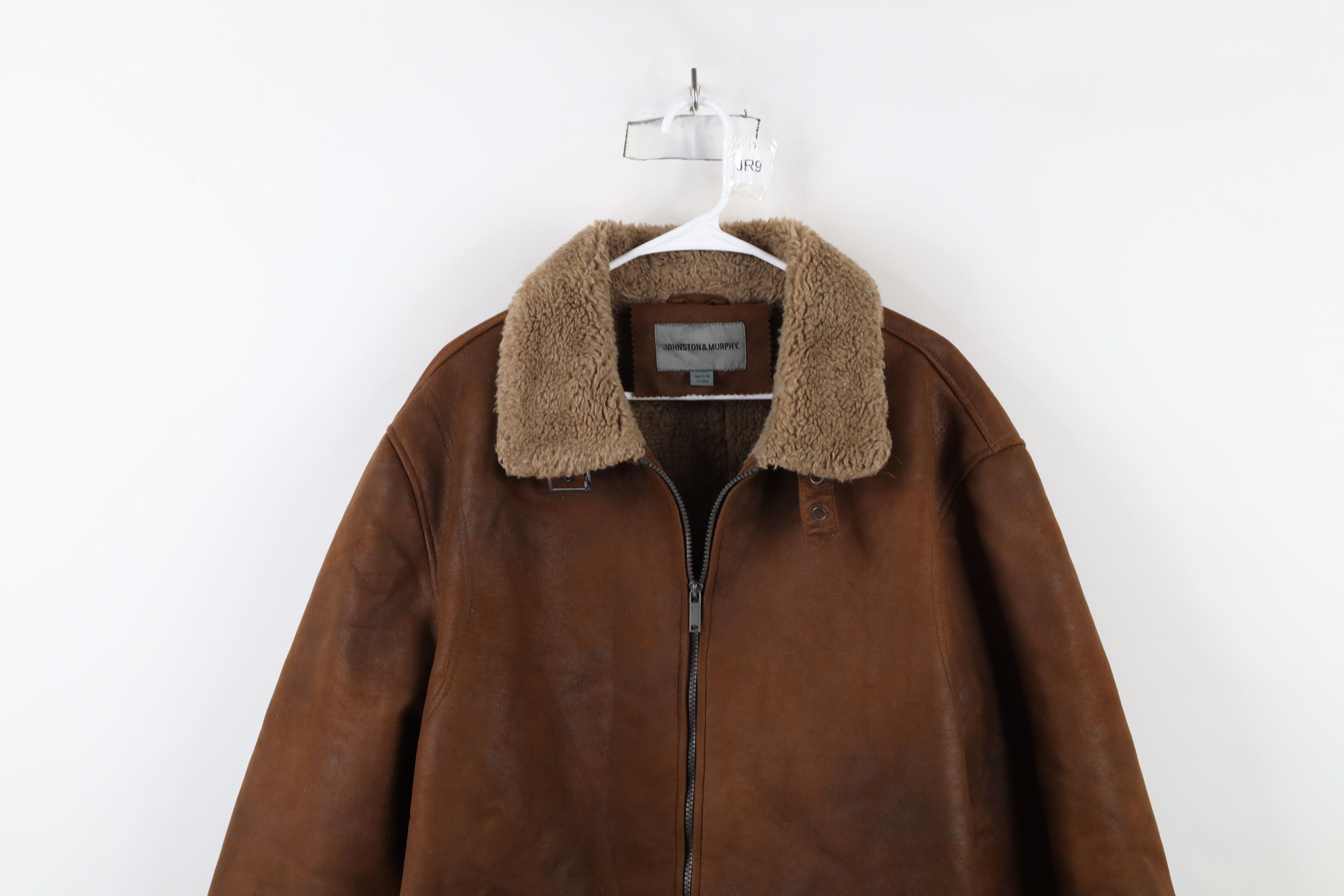 Johnston & Murphy × Vintage Vintage Johnston & Murphy Military B3 Bomber Jacket Brown Size US XXL / EU 58 / 5 - 2 Thumbnail