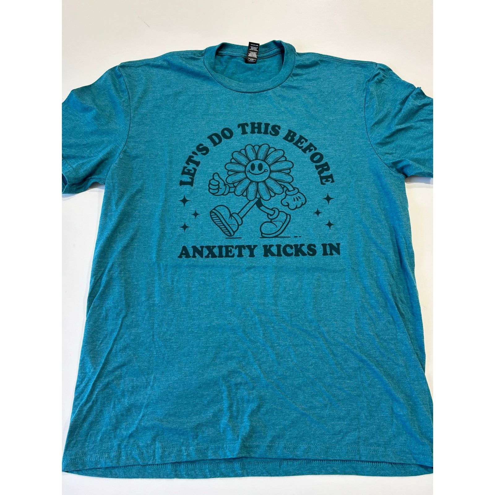 Other Let’s Do This Before Anxiety Kicks In Tee Funny T-shirt Size M / US 6-8 / IT 42-44 - 2 Thumbnail