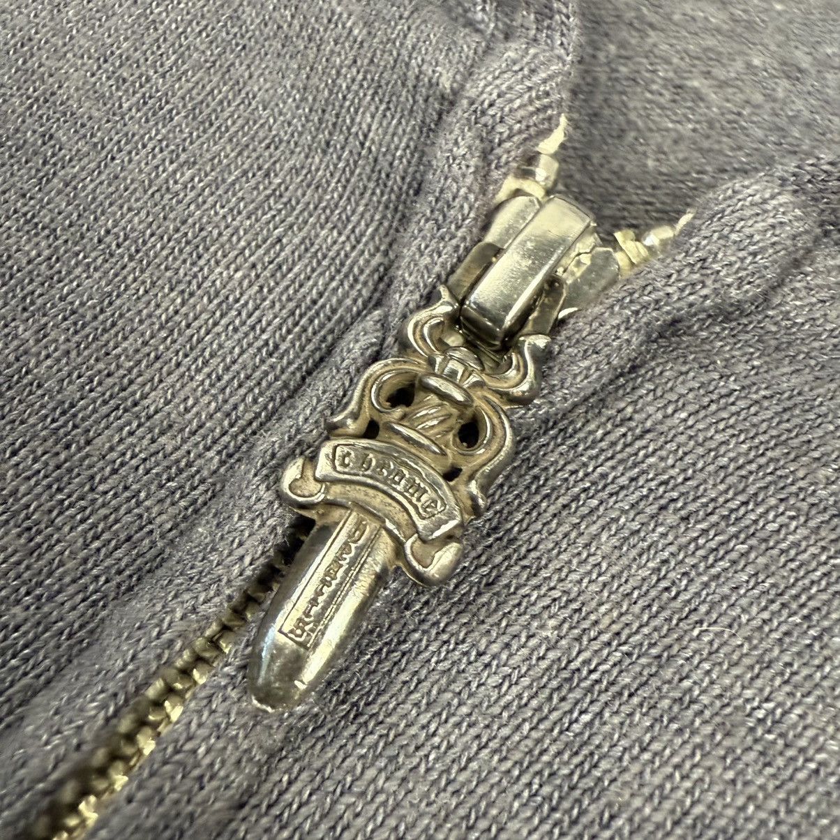 Chrome Hearts Chrome Hearts Vintage Horseshoe ‘Grey’ Zip Hoodie Size US L / EU 52-54 / 3 - 5 Thumbnail