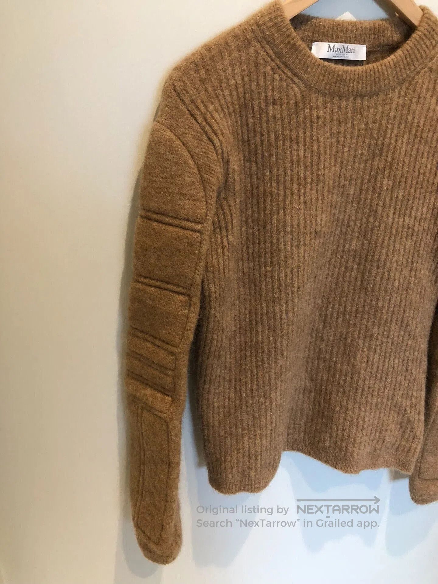 Max Mara Max Mara Mohair Wool Blend Sweater Coat. Size L / US 10 / IT 46 - 3 Thumbnail