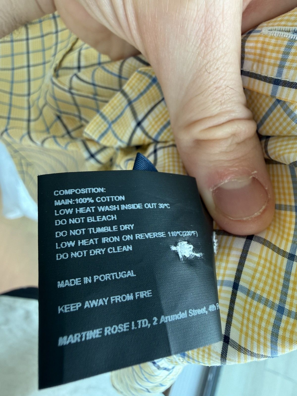 Martine Rose Martine Rose 2020 shirt Size US S / EU 44-46 / 1 - 4 Thumbnail