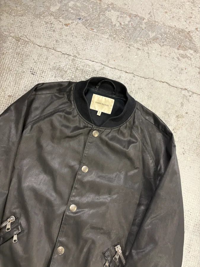 Pierre Balmain AW2012 Balmain Black Dark Bomber Jacket Size US M / EU 48-50 / 2 - 4 Thumbnail
