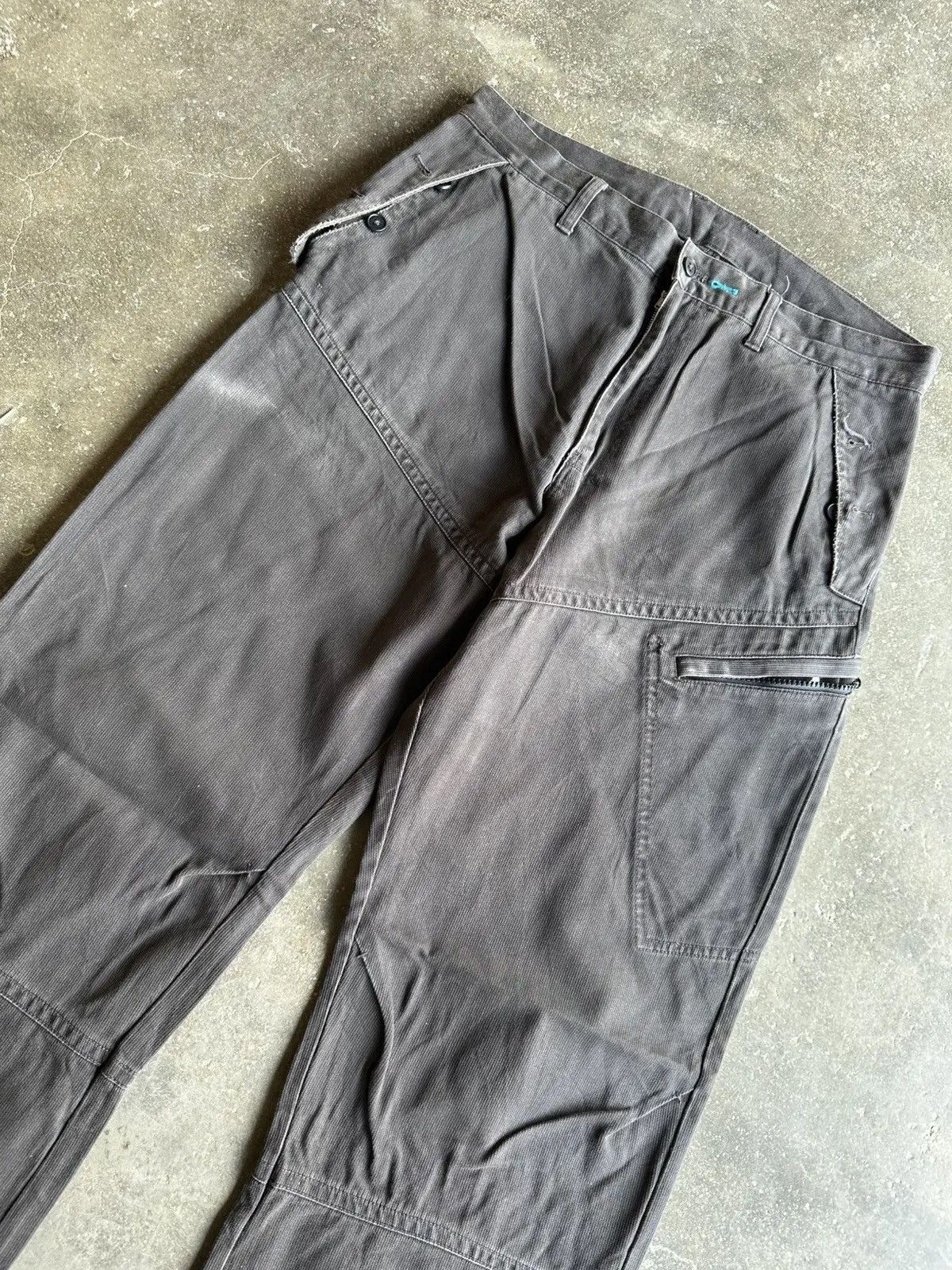 Japanese Brand BAGGY VINTAGE JAPANESE BRAND PPFM DESIGNER WORKWEAR PANTS Size US 32 / EU 48 - 2 Thumbnail