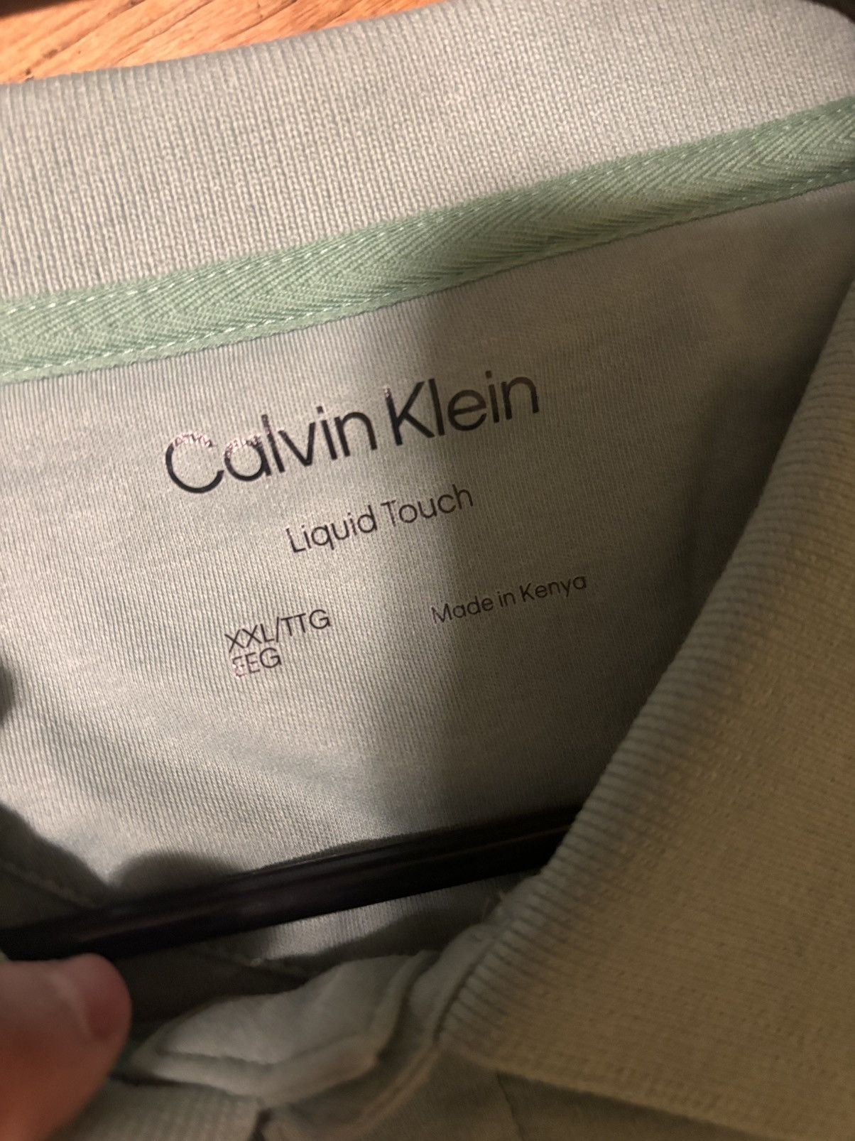 Calvin Klein Calvin Klein Men Size 2XL Green Liquid Cotton Soft Touch Size US XXL / EU 58 / 5 - 2 Thumbnail