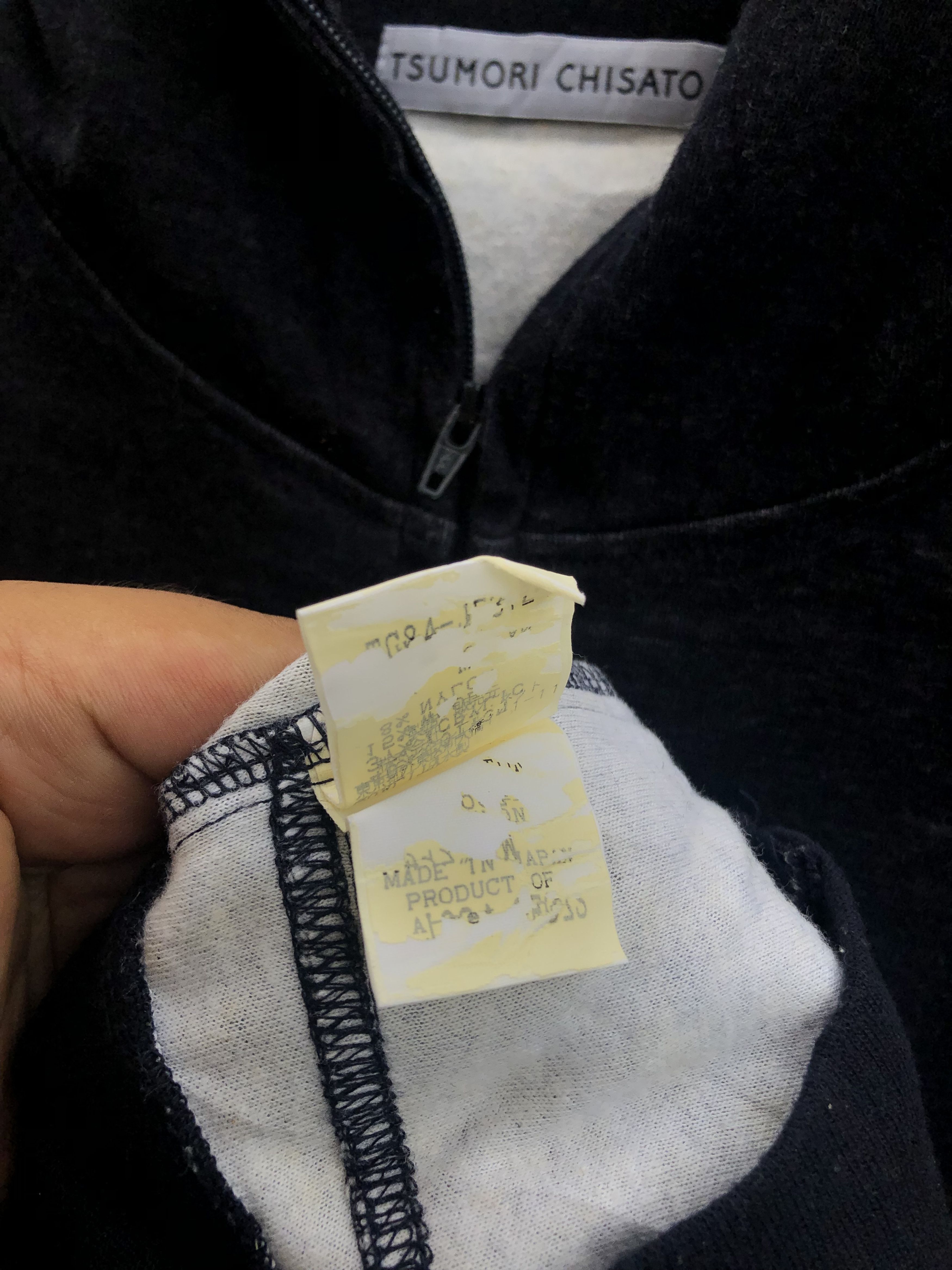 Tsumori Chisato Tsumori Chisato Black Sleeveless Hoodie Zip Vest Size S / US 4 / IT 40 - 5 Thumbnail