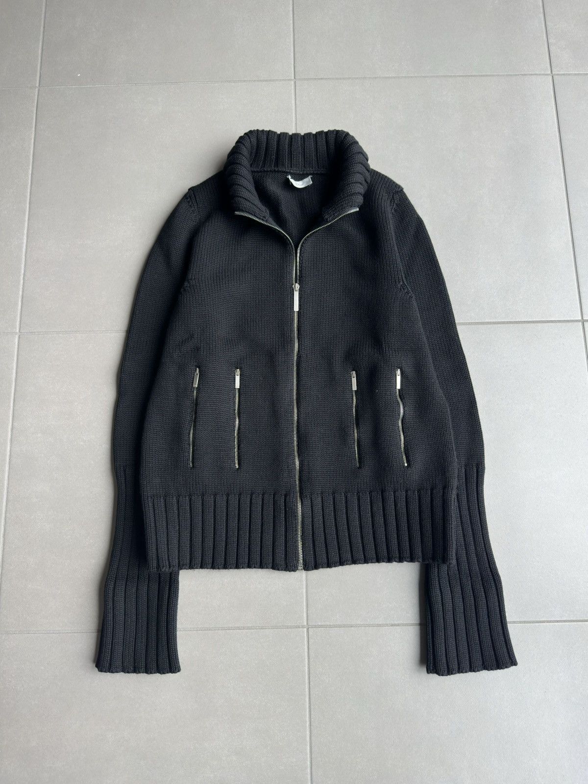 Dior × Hedi Slimane Dior Homme AW02 “Reflexion” multi zip