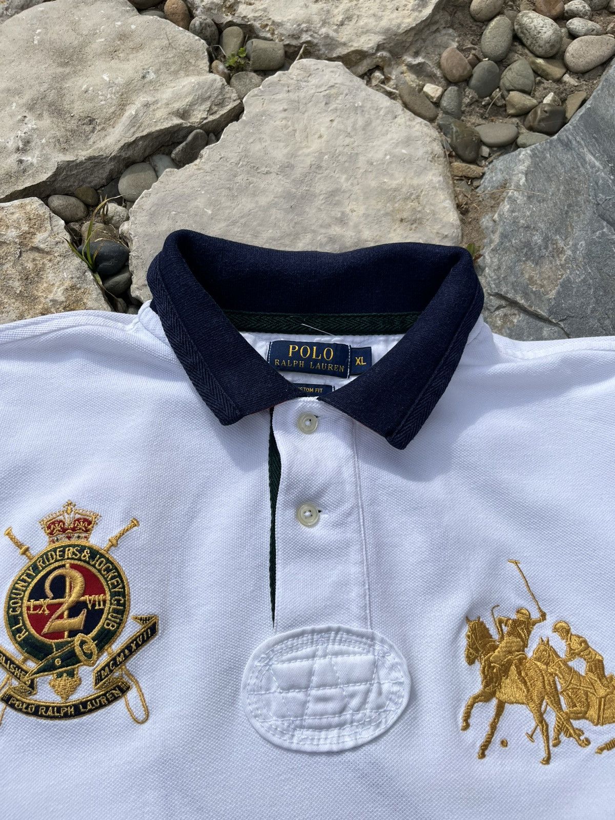 Glo Gang × Polo Ralph Lauren Polo Ralph Lauren Chief Keef style polo tee y2k double pony Size US XL / EU 56 / 4 - 9 Thumbnail