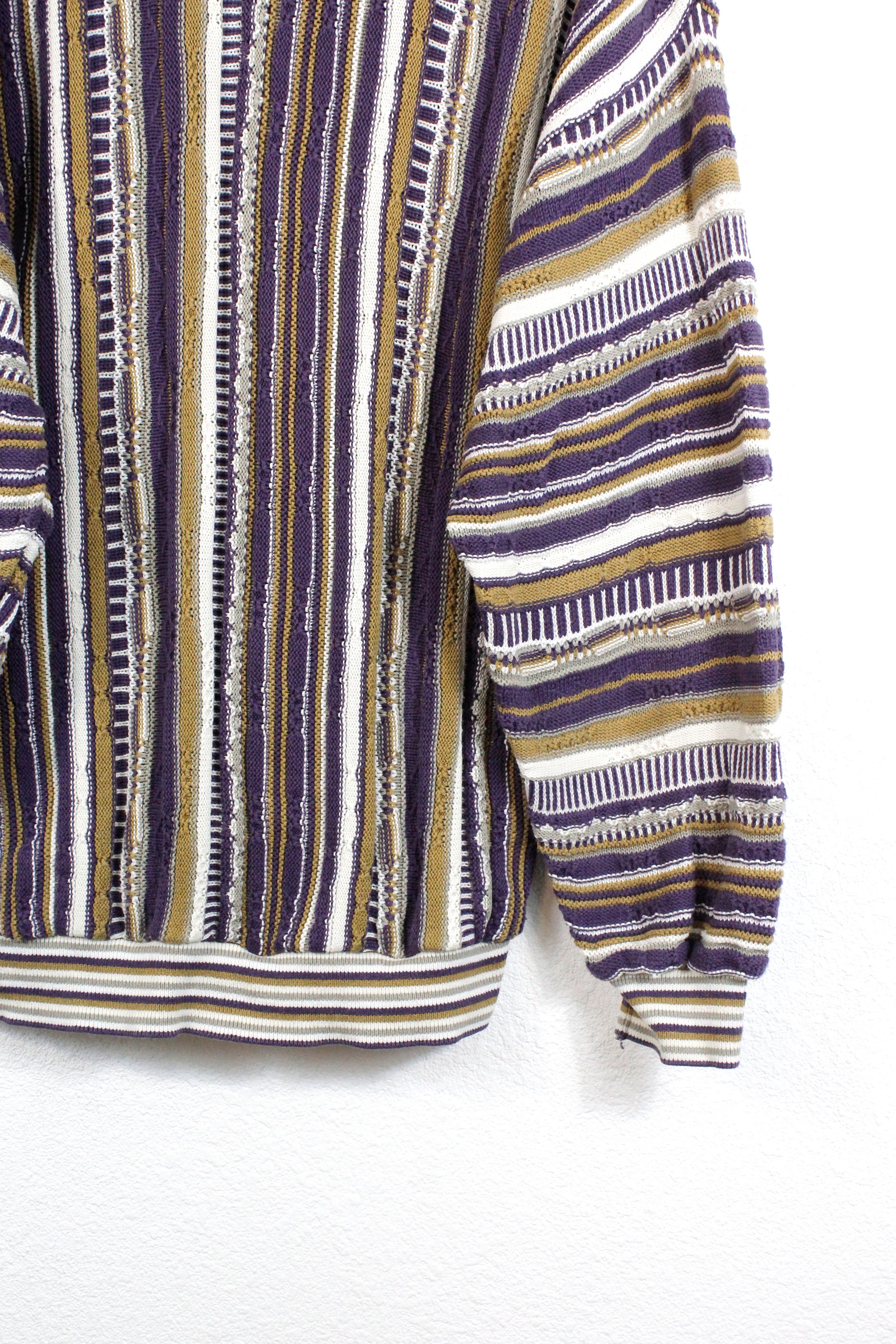 Other Vintage Tundra Canada Coogi Style Analog Knit Cosby Sweater Size US L / EU 52-54 / 3 - 7 Thumbnail