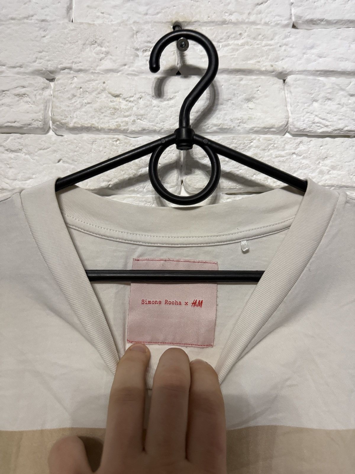 Simone Rocha Simone Rocha x H&M Woman`s T-shirt Huge Graphic Print Tee Size L / US 10 / IT 46 - 5 Thumbnail