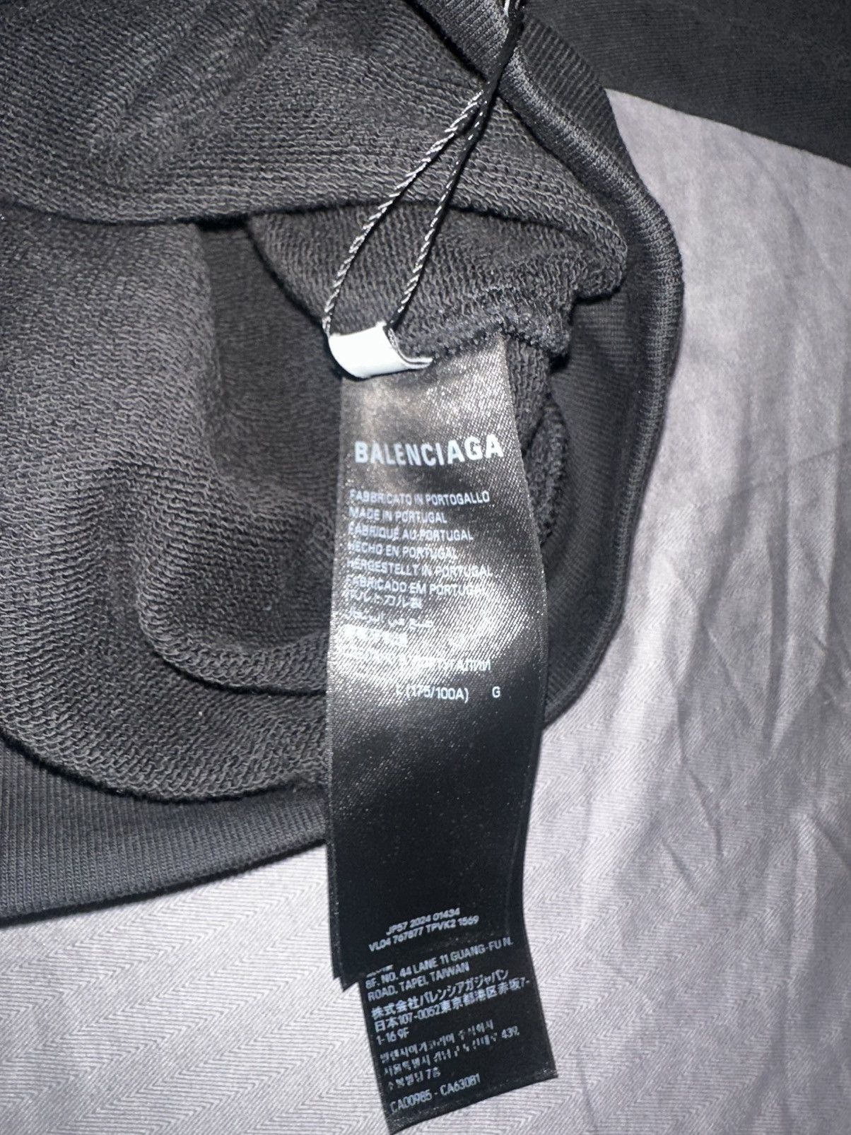 Balenciaga Plain Logo Hoodie
