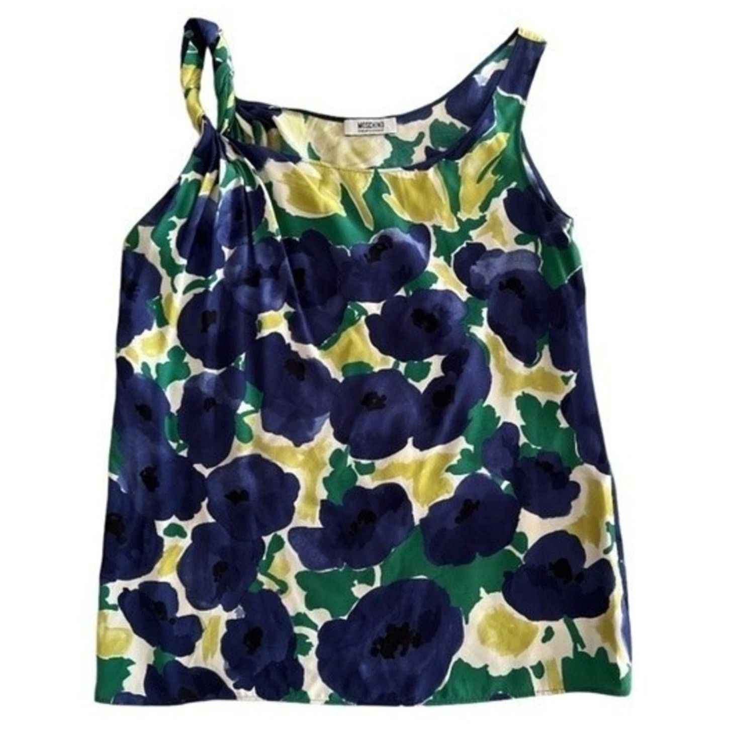 Moschino Moschino Cheap and Chic Printed Square Neckline Tank Top, S Size S / US 4 / IT 40 - 1 Thumbnail
