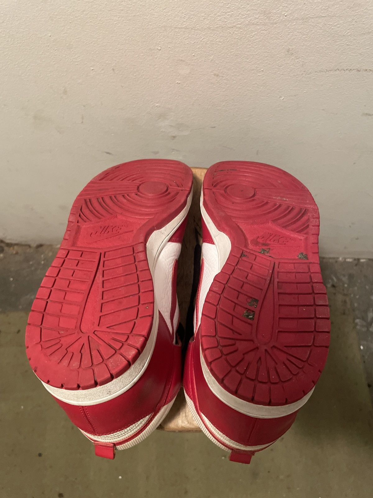 Nike × Vintage 2009 Nike Dunk High St Johns University Red Size US 11.5 / EU 44-45 - 5 Thumbnail