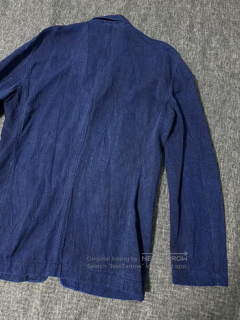 Issey Miyake Issey Miyake Indigo Dyed Linen Special Fabric Men's Casual Size US L / EU 52-54 / 3 - 7 Thumbnail