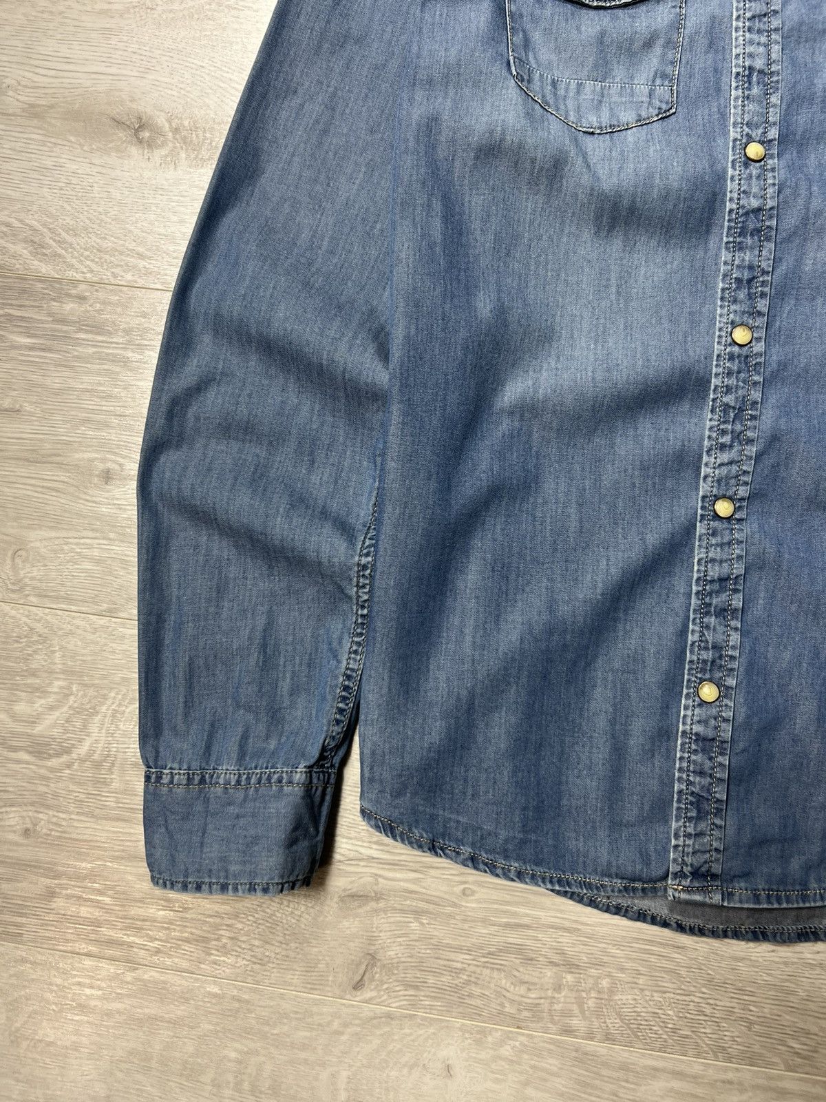 Allsaints Rare Allsaints Thirst Long Sleeve Shirt Button Up Size US S / EU 44-46 / 1 - 5 Thumbnail