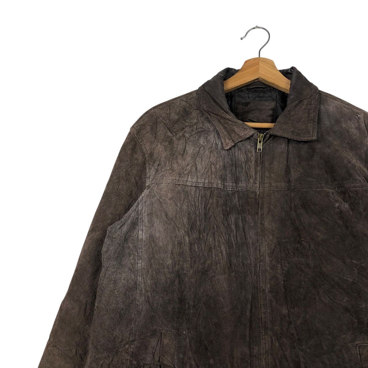 Japanese Brand 🔥VINTAGE BIKER LEATHER JACKET UNBRANDED ISSEY MIYAKE Size US S / EU 44-46 / 1 - 7 Thumbnail