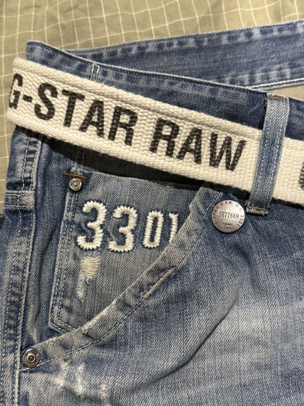 G-Star G-STAR RAW faded wash skinny denim jeans Size US 34 / EU 50 - 3 Thumbnail