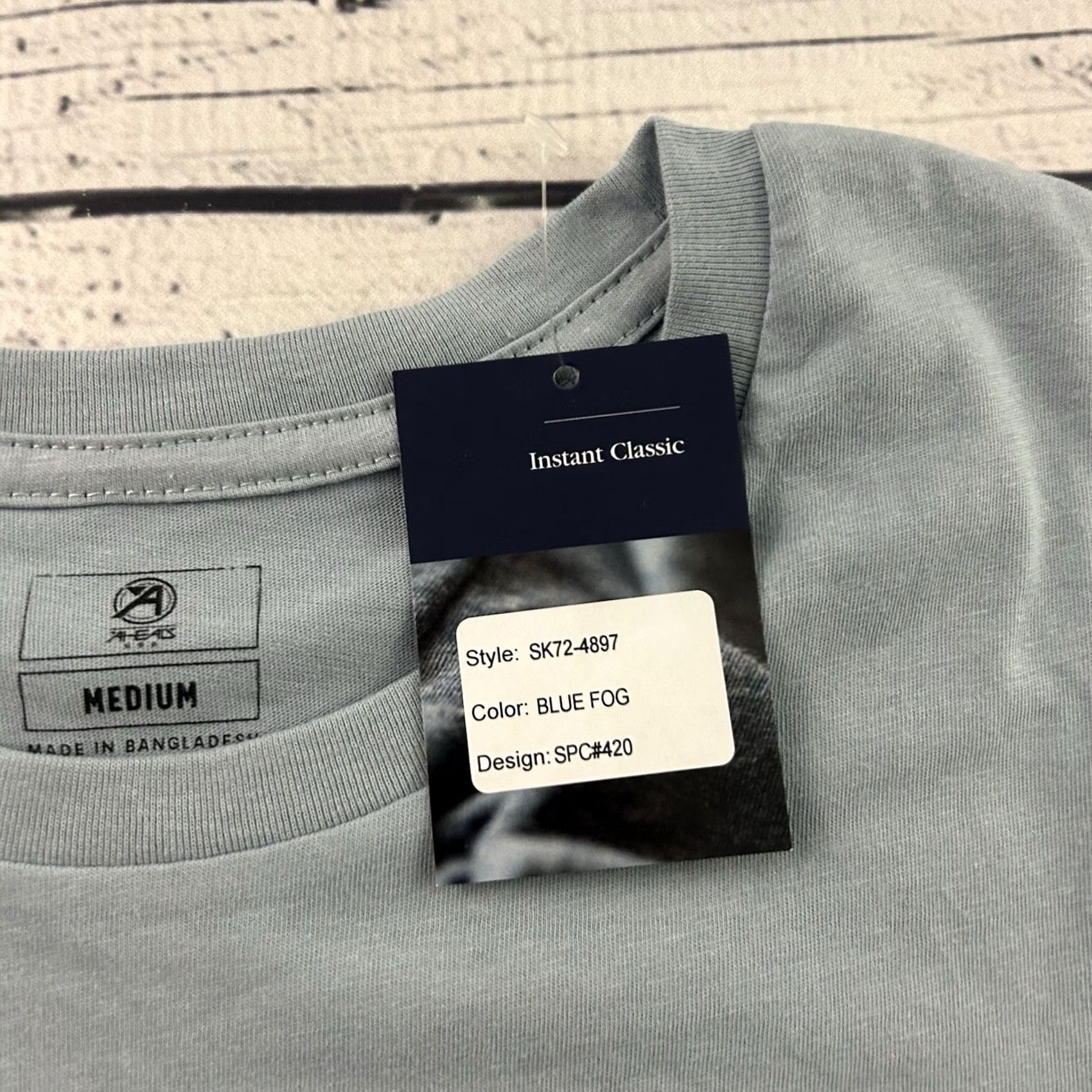 Vintage Ahead Lake Nona Golf GC 100% Cotton Short Sleeve T Shirt Men's M Blue Fog Shirt Men XS? Size US M / EU 48-50 / 2 - 2 Thumbnail
