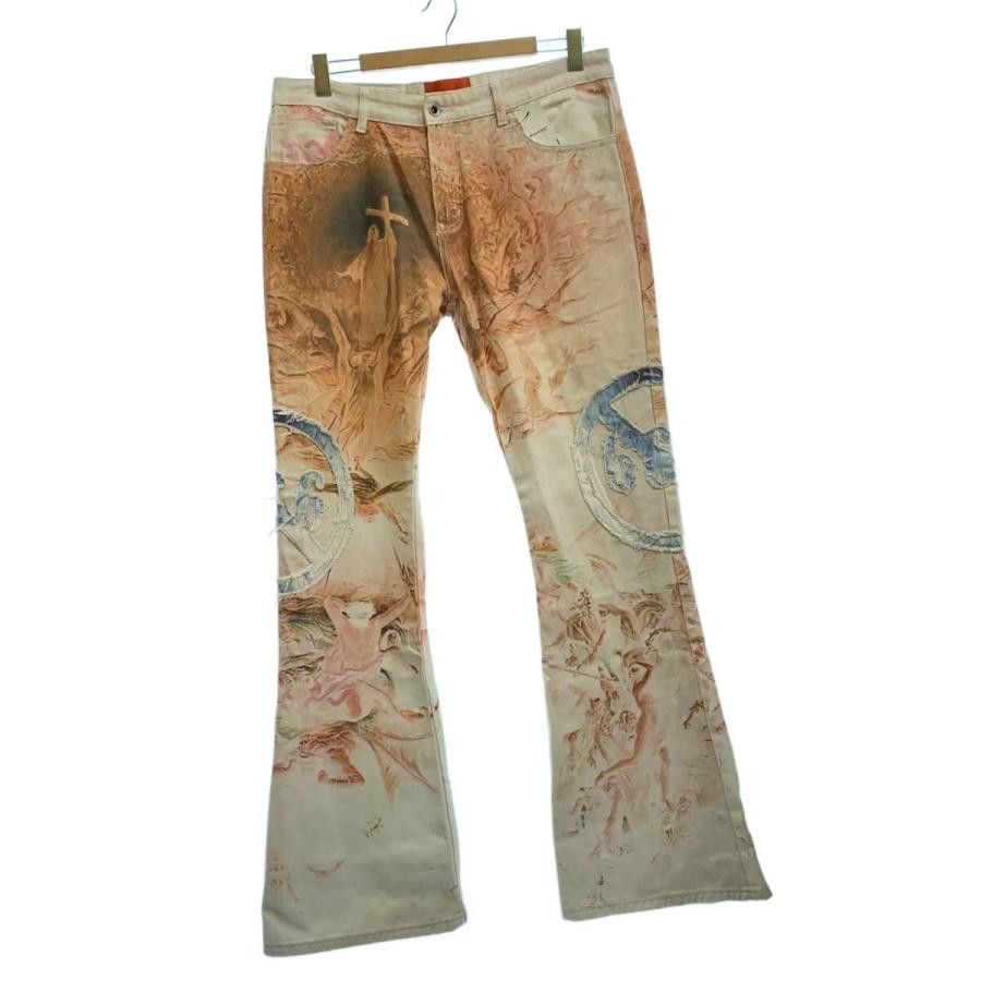 Who Decides War WHO DESIDES WAR ×EV BRAVADO Whole Print Pants 34 Size US 36 / EU 52 - 1 Thumbnail