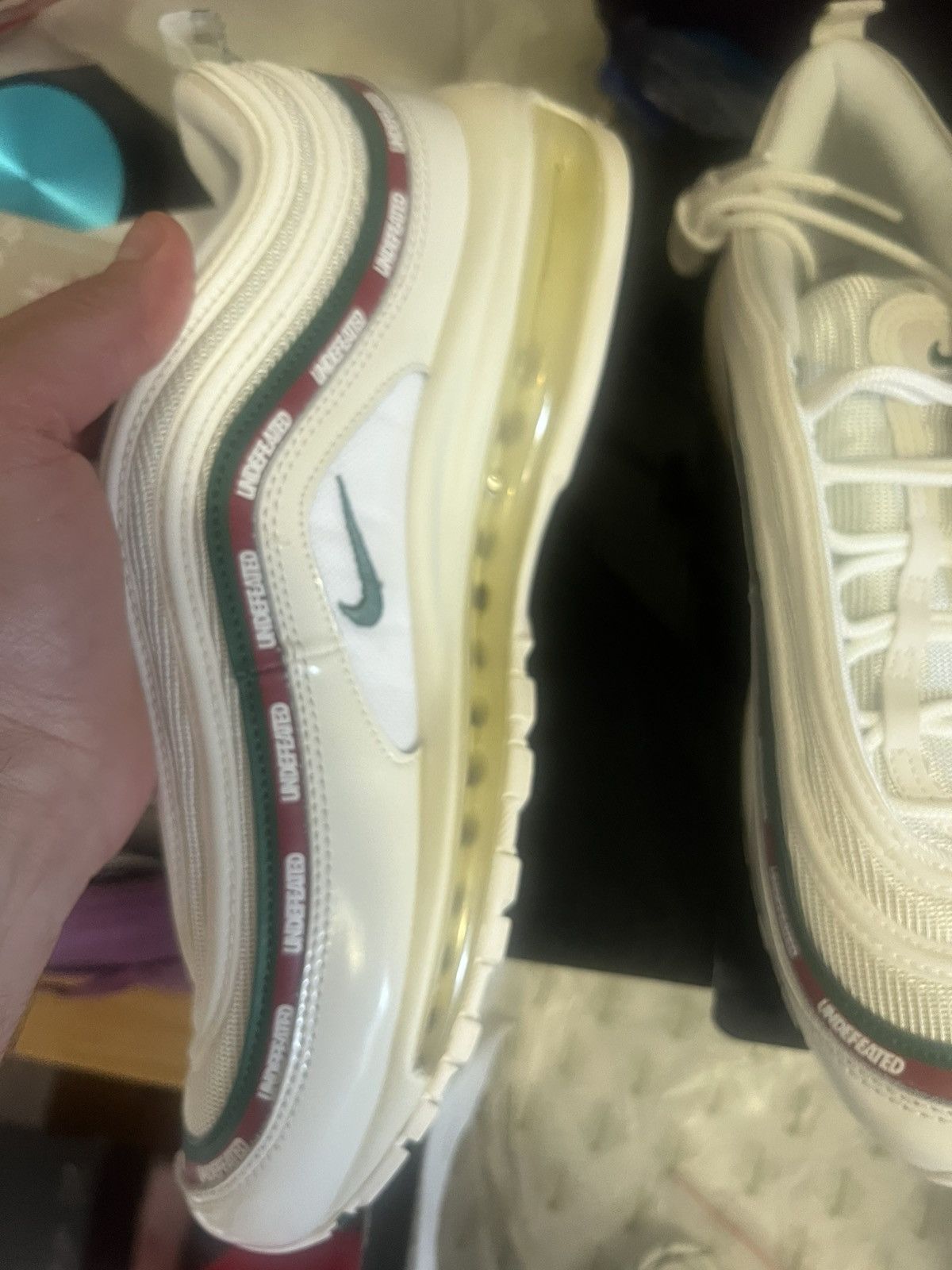 Nike Nike Undefeated x Air Max 97 OG Sail White Size 10 Size US 10 / EU 43 - 2 Thumbnail