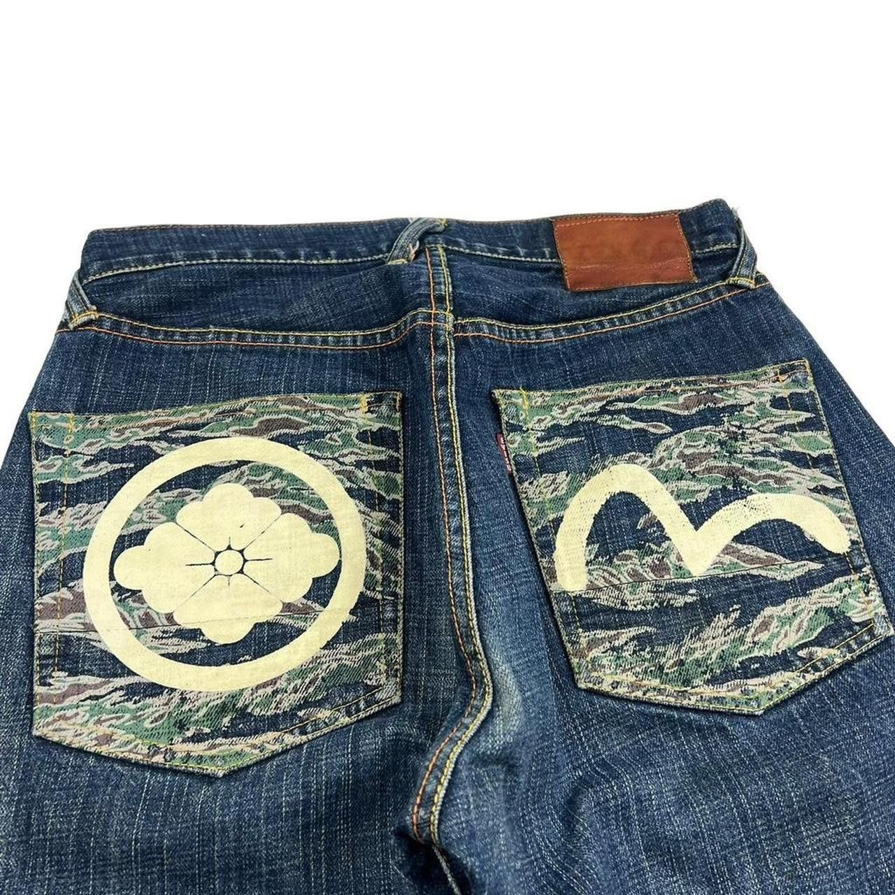 Evisu Vintage Evisu Gull Camouflage Jeans - Waist: 30” Size US 30 / EU 46 - 4 Thumbnail