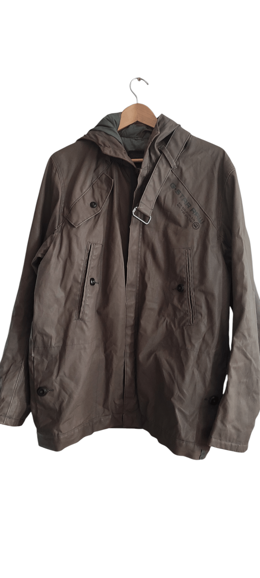G-Star G-Star RAW Mens Denim Waxed Multi Pockets Jacket Size US XL / EU 56 / 4 - 1 Thumbnail