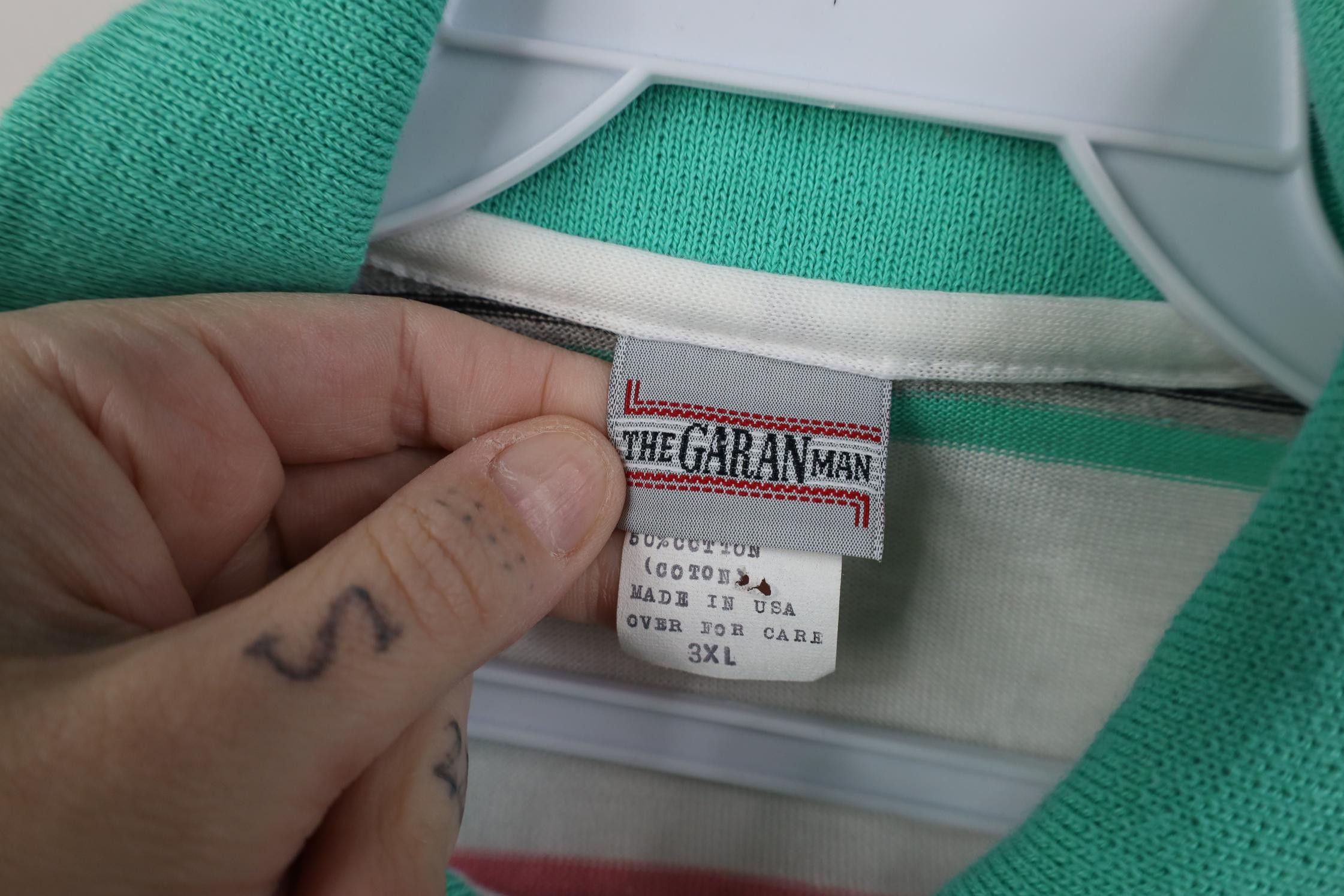Vintage Deadstock Vintage 80s Streetwear Knit Golf Polo Shirt USA Size US XXL / EU 58 / 5 - 5 Thumbnail