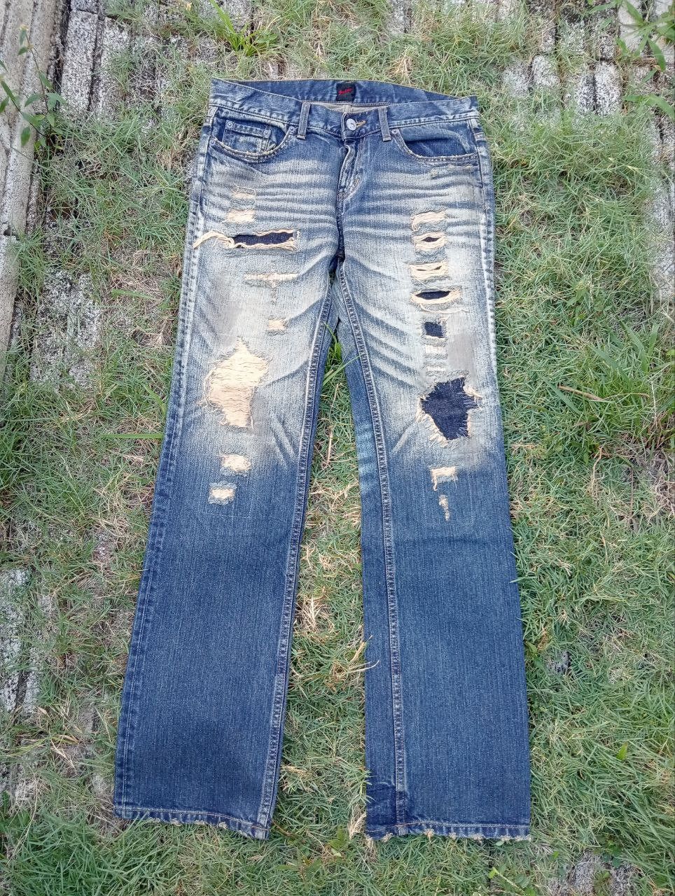 Vintage Jackrose Japan Distressed Look Jeans - Size 33