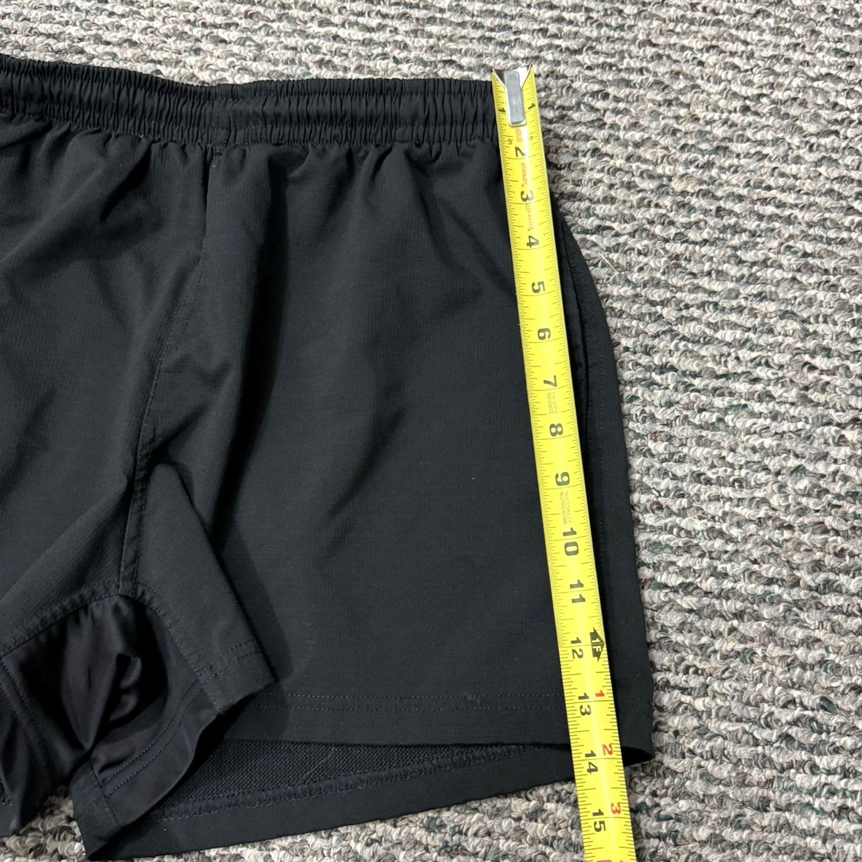 Vintage VINTAGE Steamroller Rugby Shorts Mens Large Black Sport Athletic Stretch Outdoor Slim Athletic Pockets 4 in Inseam Mens Size US 33 - 8 Thumbnail