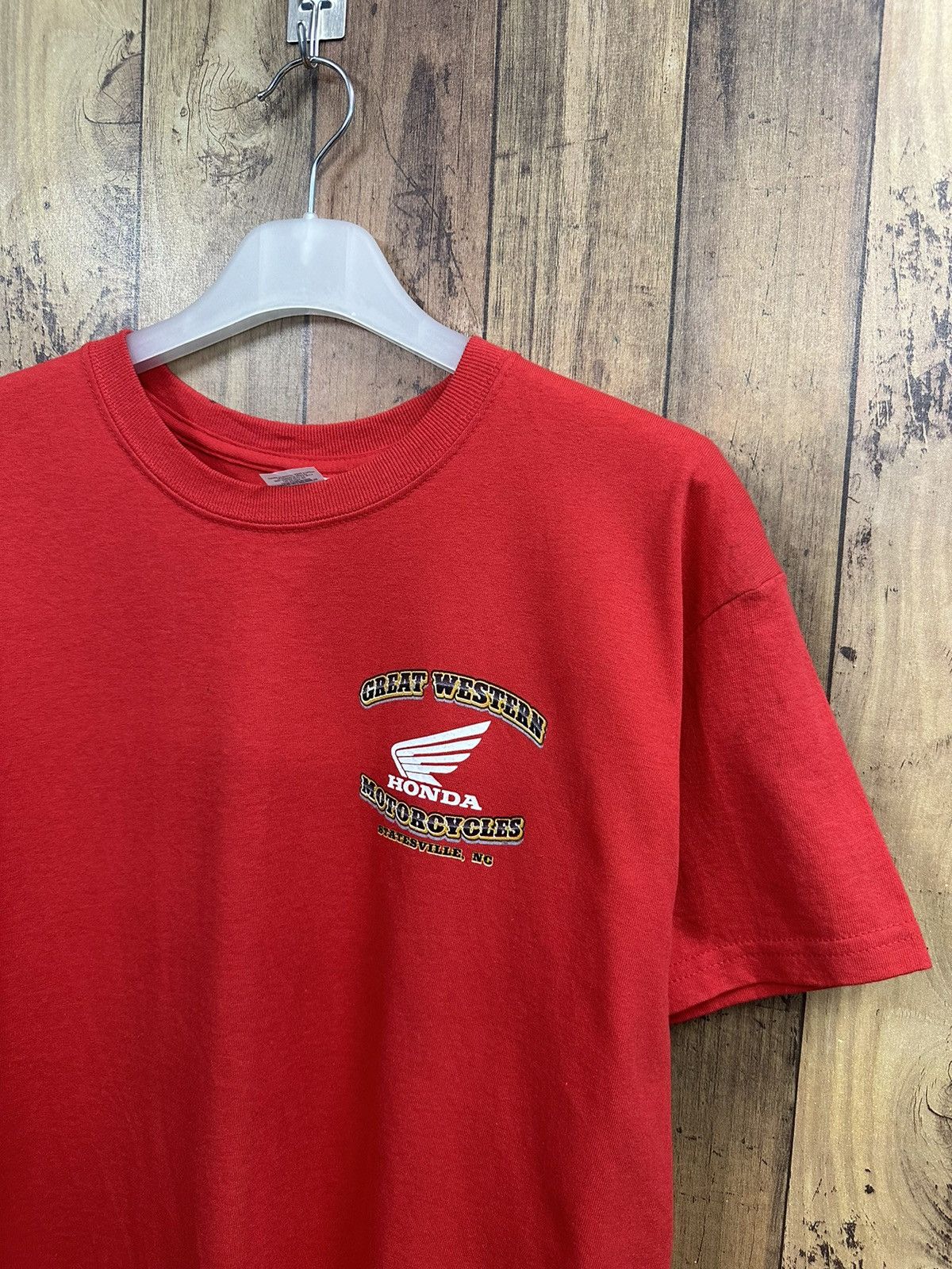 Honda Honda Great Western Motorcycles Tshirt A265 Size US M / EU 48-50 / 2 - 4 Thumbnail