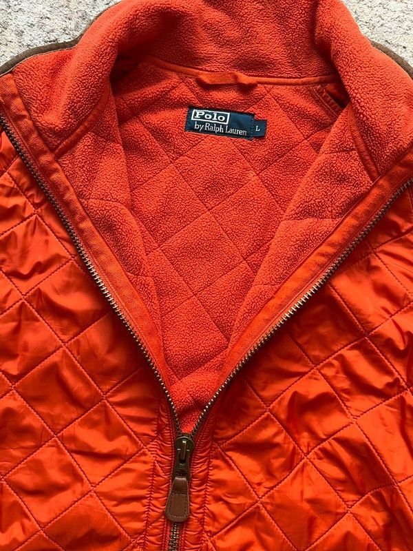 Polo Ralph Lauren Ralph Lauren Quilted Jacket Vintage 2000s Rare Fleece Size US L / EU 52-54 / 3 - 4 Thumbnail