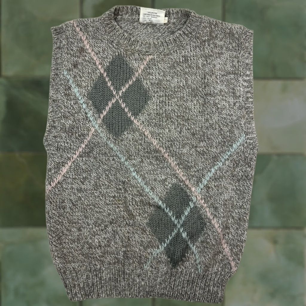 Vintage VINTAGE Personal Sweater Vest Womens Small Knit Classic 1980s Hipster American Size S / US 4 / IT 40 - 1 Thumbnail