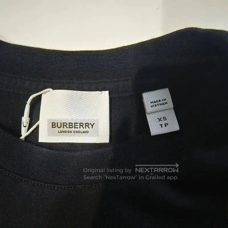 Burberry Burberry Black Cotton Men's T-Shirt. Size US XS / EU 42 / 0 - 3 Thumbnail
