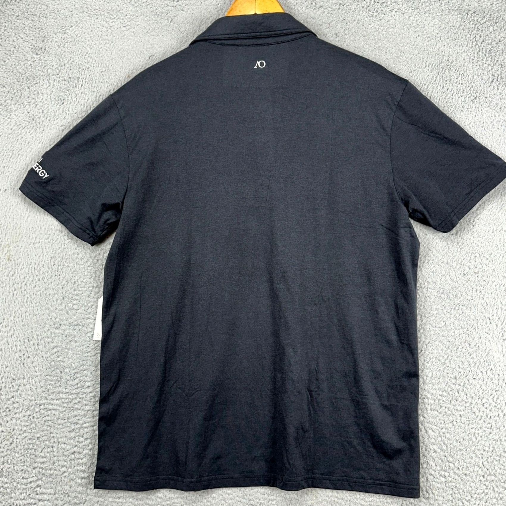 Vintage AndersonOrd Mens Golf Polo Shirt Large Black Short Sleeve Rugby Performance NEW Size US L / EU 52-54 / 3 - 3 Thumbnail