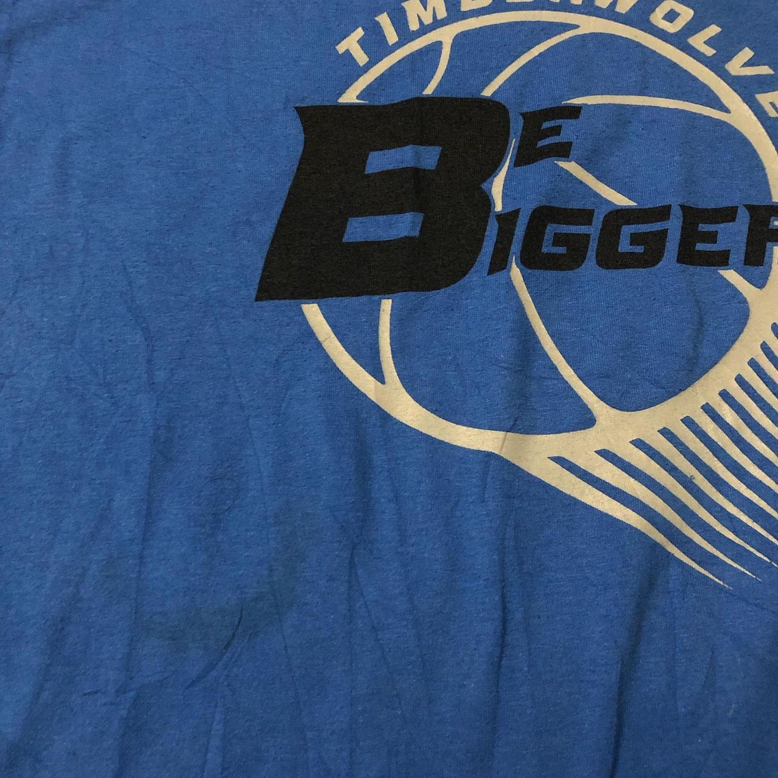 Other Men’s Blue Timberwolves ‘Be Bigger’ Graphic Basketball Tee Size US XL / EU 56 / 4 - 3 Thumbnail