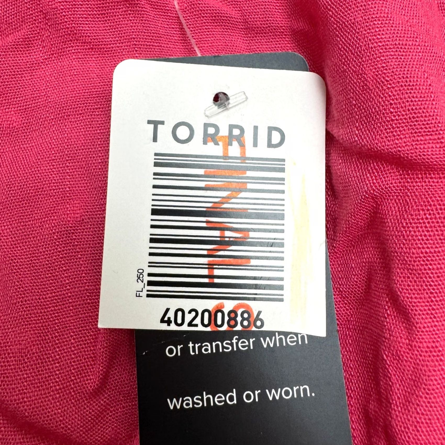 Torrid Torrid Pink Swiss Dot A-Line Wrap Midi Dress Womens 2XL Tie Sleeve NWT Size XXL / US 16-18 / IT 52-54 - 4 Thumbnail