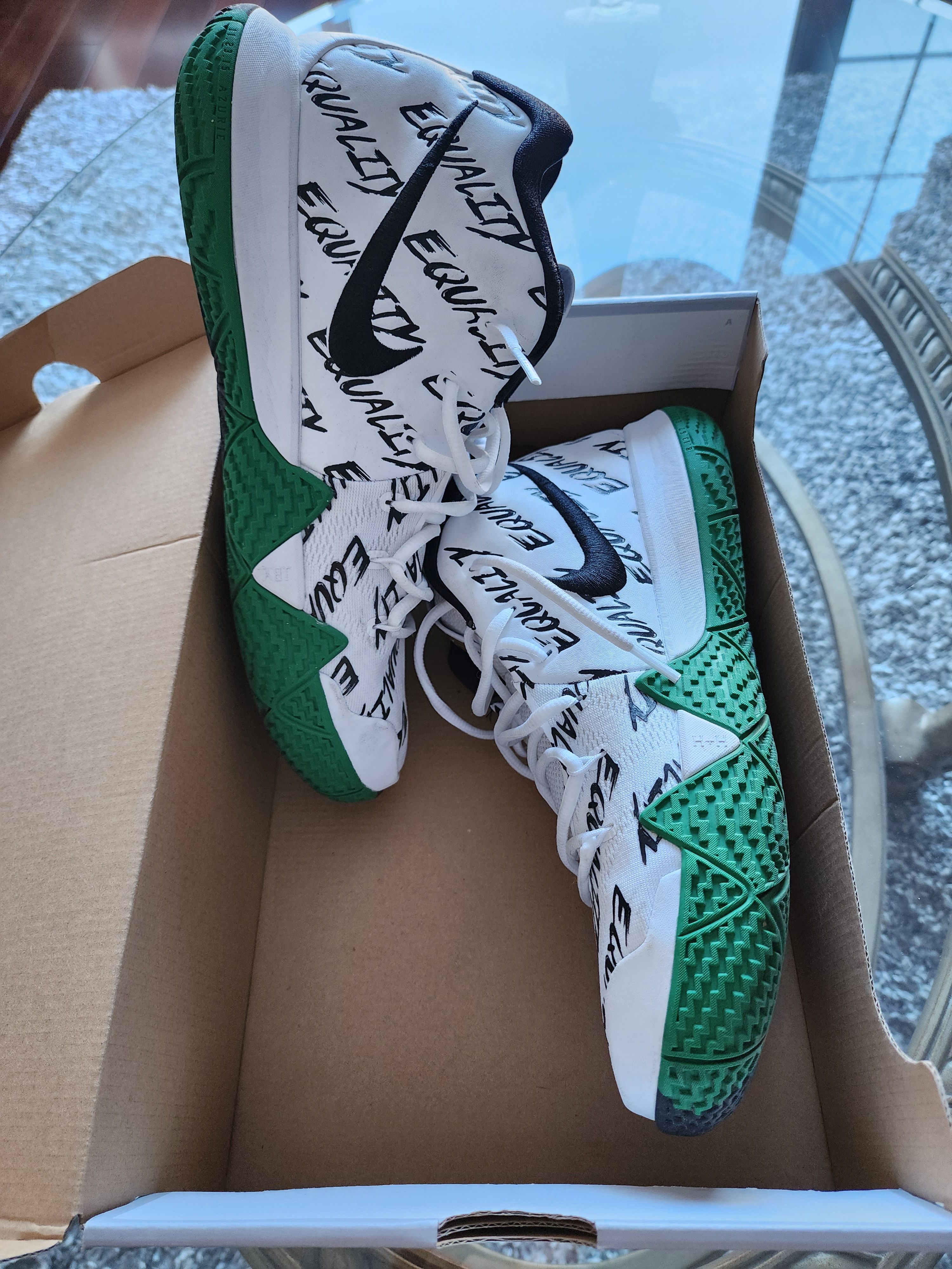 Nike Nike Kyrie 4 "Black History Month" 2018 Size US 11.5 / EU 44-45 - 2 Thumbnail
