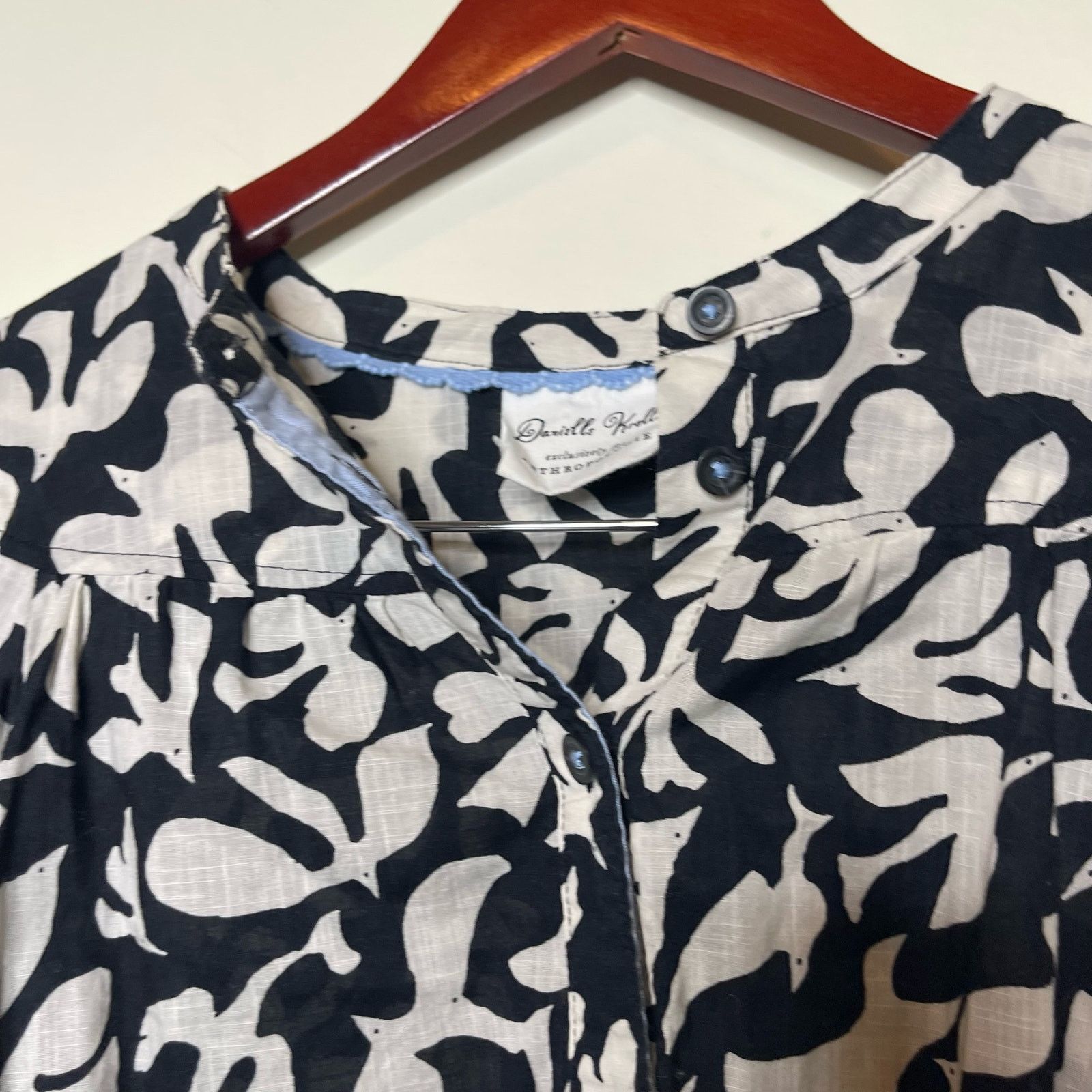 Anthropologie Anthropologie Danielle Kroll Womens Whismy Bird Button Up Size XL / US 12-14 / IT 48-50 - 5 Thumbnail