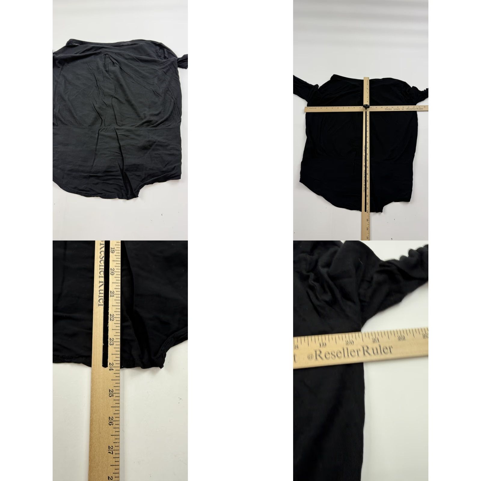 Lucky Brand Lucky Brand Shirt Women's Large Black Button-Front Long Sleeve Two Pocket Tunic Size L / US 10 / IT 46 - 8 Thumbnail