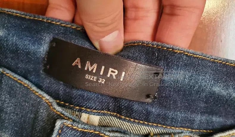Amiri Amiri Classic heavily destroyed art patchwork blue jeans s Size US 32 / EU 48 - 2 Thumbnail