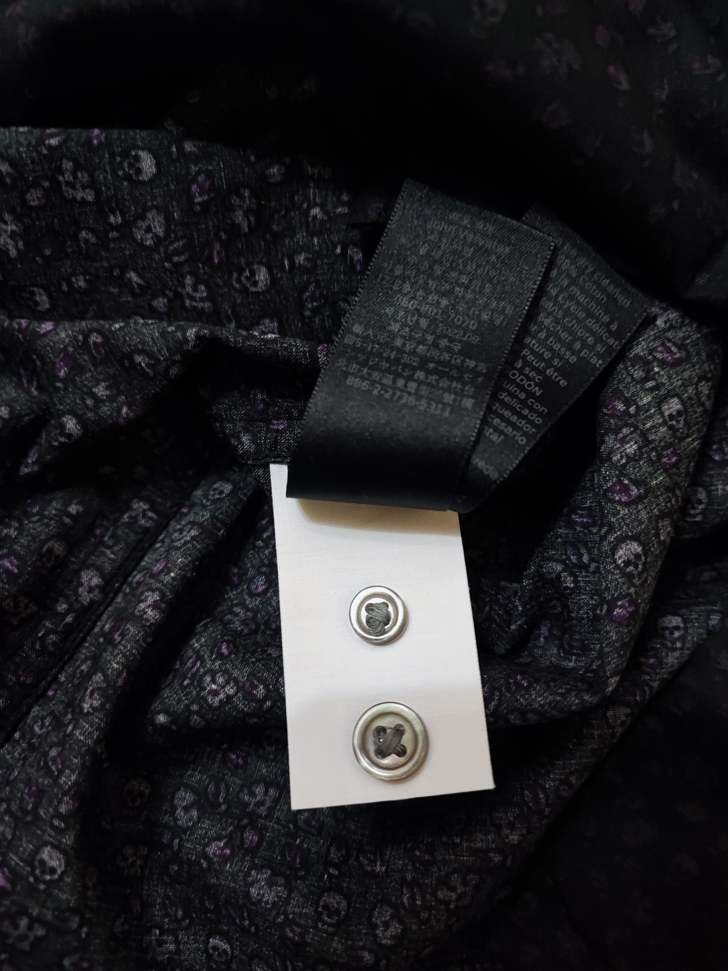 John Varvatos John Varvatos Skull & Flora Long Sleeve Shirt Size US L / EU 52-54 / 3 - 10 Thumbnail