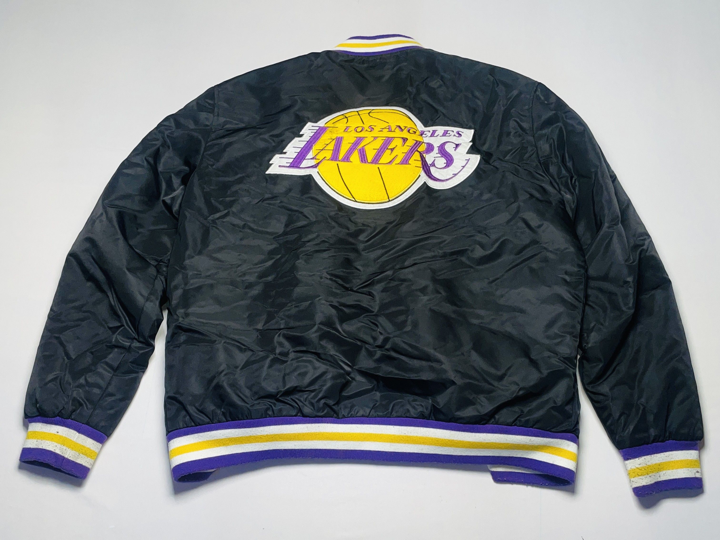 Primark 🏀 29,90€ – NBA Los Angeles Lakers Bomberjacke Gr.L– Primark Size US L / EU 52-54 / 3 - 5 Thumbnail
