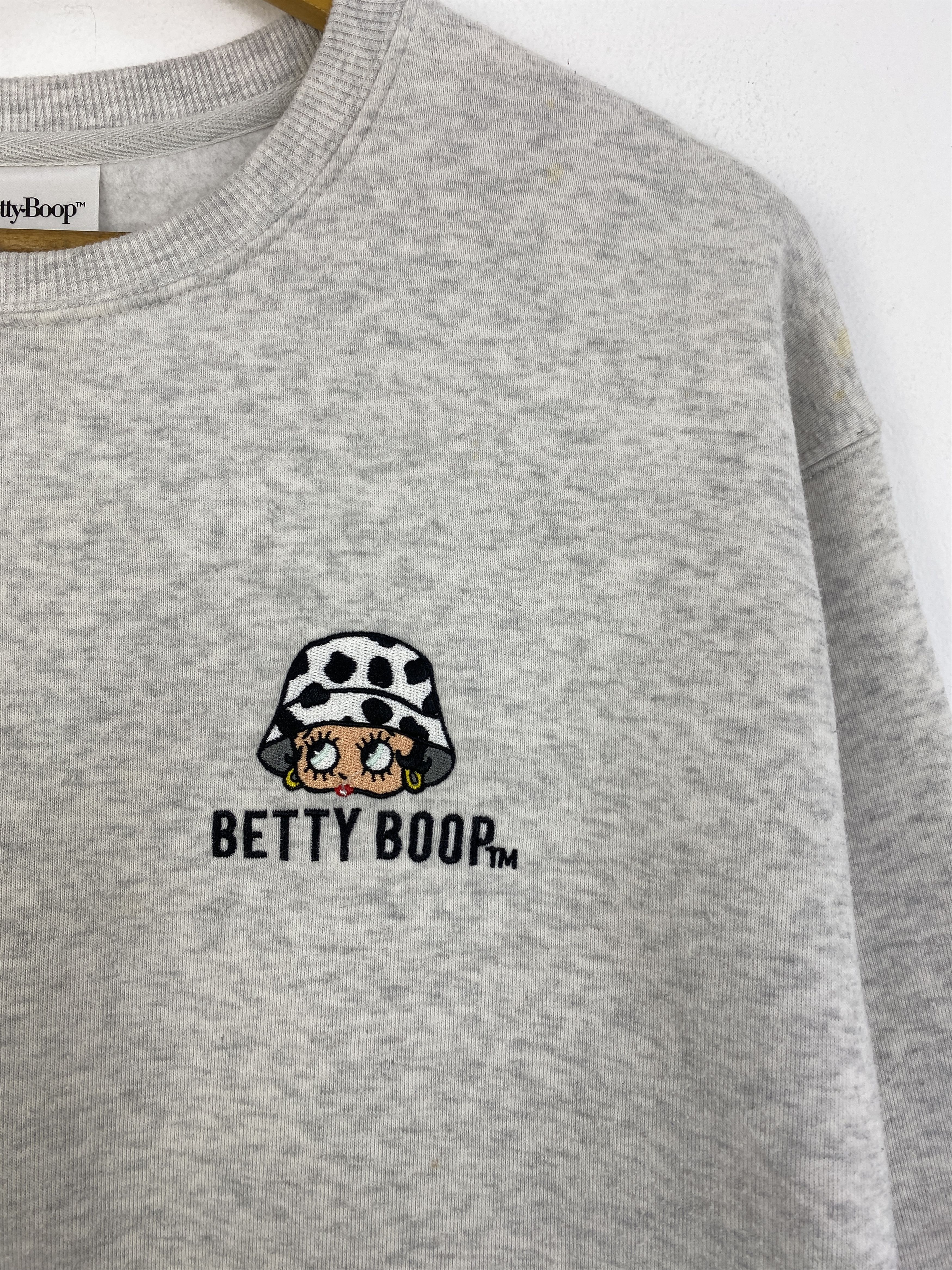 Vintage Vintage Betty Boop Backhit Pullover Sweatshirt SH0056 Size US M / EU 48-50 / 2 - 6 Thumbnail