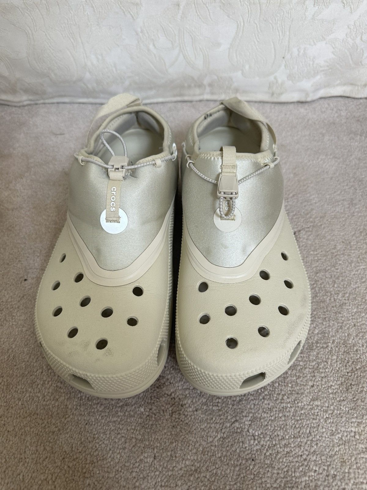 Crocs × Satisfy Crocs x Satisfy Trail Clog Technical Running Shoe Bone Beige Size US 11 / EU 44 - 2 Thumbnail
