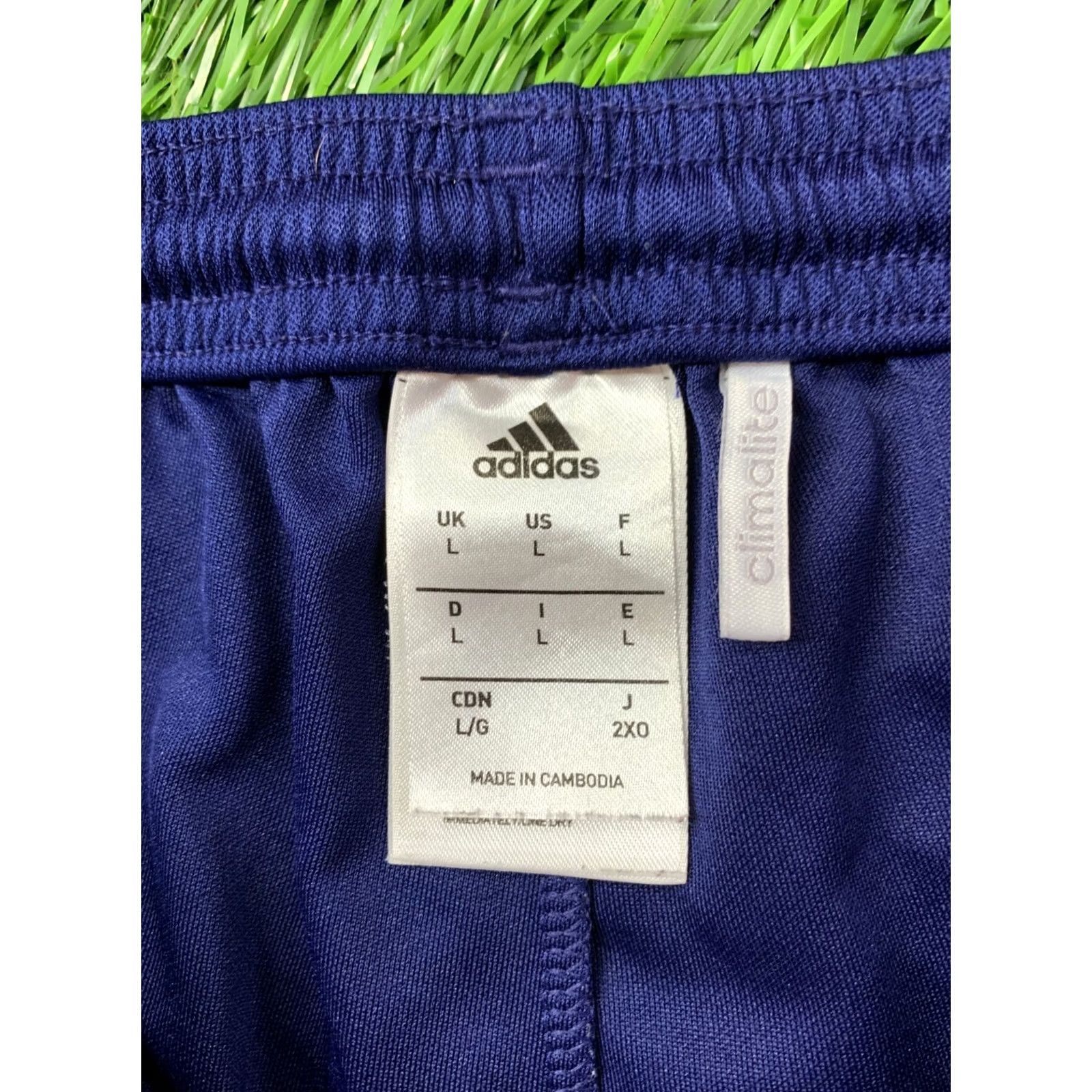 Adidas ADIDAS FOOTBALL SHORTS L Men ClimaLite Navy Blue 2016 Entrada Size US 33 - 4 Thumbnail