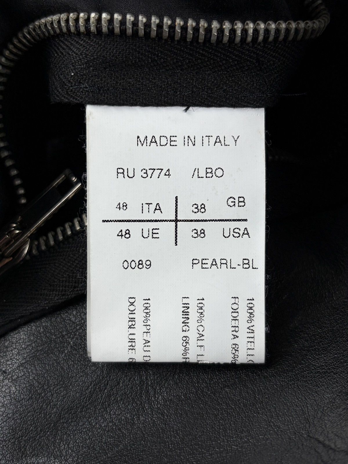 Rick Owens SS12 Rick Owens Naska Paneled Moto Bomber Leather Jacket Size US M / EU 48-50 / 2 - 8 Thumbnail